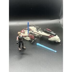 Star Wars ANAKIN SKYWALKER Mission Fleet BARC SPEEDER EUC All Parts